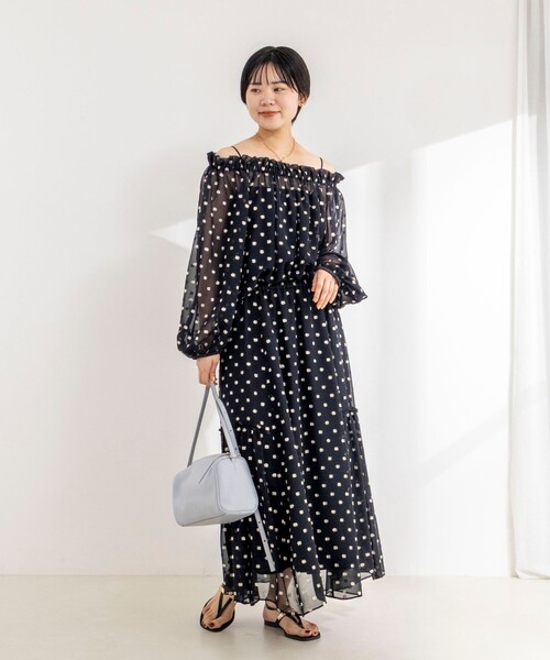 NOLLEY’S Sophi（ノーリーズソフィ）の「《セットアップ対応》ラメカットジャガードオフショルブラウス（シャツ/ブラウス・レディース・ブラック系その他/ホワイト系その他2・38）」の16枚目の写真