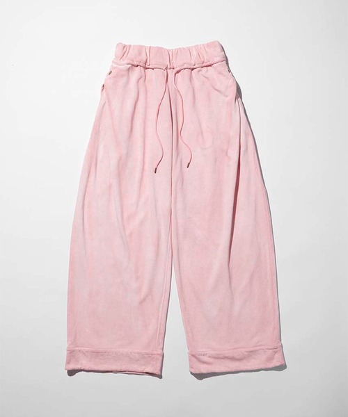 CONZ（コンズ）の「【mukcyen】fold-cuff pants（その他パンツ・レディース・ブラック/ピンク・FREE）」の2枚目の写真