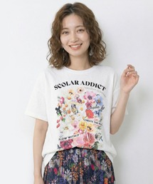 ScoLar（スカラー）の「161650：ポジティブ花コラージュ柄チュニック（チュニック）」