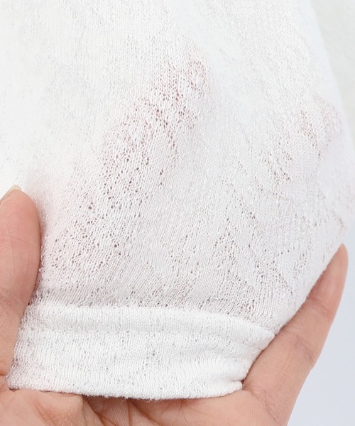 ScoLar（スカラー）の「161650：ポジティブ花コラージュ柄チュニック（チュニック・レディース・ブルー/チャコールグレー/オフホワイト・M）」の13枚目の写真