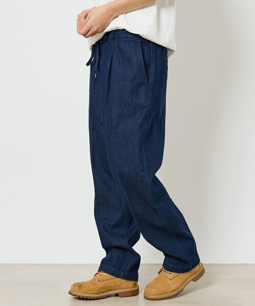 Dickies（ディッキーズ）の「【Dickies / ディッキーズ】DENIM Easy Tapered Pants / デニム イージーテーパードパンツ（デニムパンツ・メンズ・インディゴブルー/ブラック・L/M）」の9枚目の写真