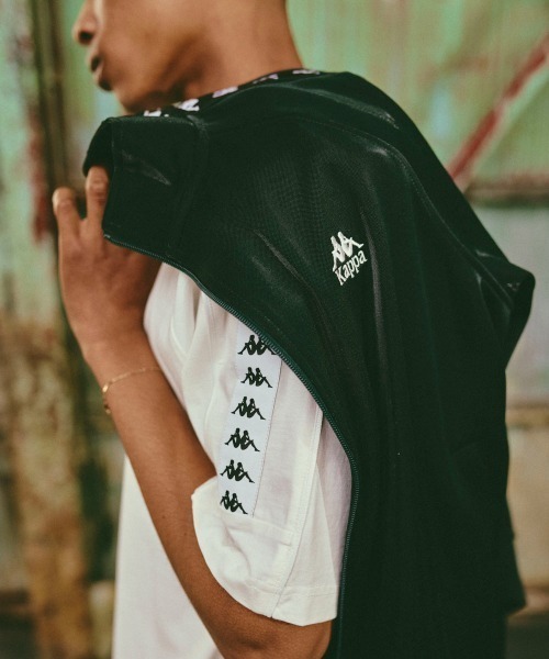 Kappa(カッパ)の「トラックジャケット(その他アウター・メンズ・ブラック/グリーン・LARGE/X-LARGE/MEDIUM)」の6枚目の写真