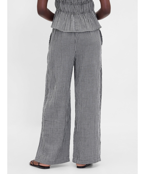 GAP(ギャップ)の「コットンガーゼ イージーウエスト スプリットヘム パンツ(その他パンツ・レディース・ブラック系その他/ブラック・S/M/L/XS/XXS)」の7枚目の写真
