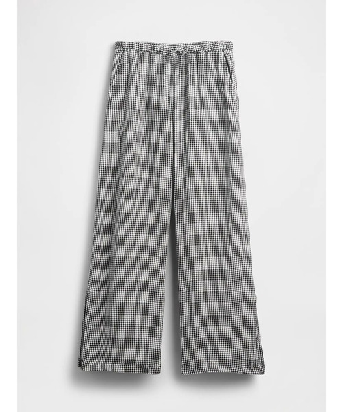 GAP(ギャップ)の「コットンガーゼ イージーウエスト スプリットヘム パンツ(その他パンツ・レディース・ブラック系その他/ブラック・S/M/L/XS/XXS)」の6枚目の写真