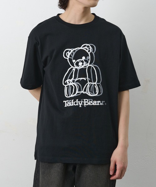 COLONY 2139(コロニートゥーワンスリーナイン)の「ConVenir/ラインテディベアTEE(Tシャツ/カットソー・メンズ・ホワイト/ブラック・LARGE/MEDIUM/SMALL)」の15枚目の写真