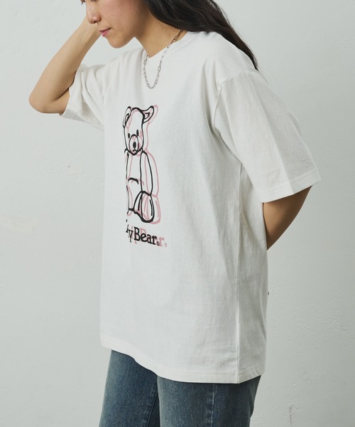 COLONY 2139(コロニートゥーワンスリーナイン)の「ConVenir/ラインテディベアTEE(Tシャツ/カットソー・メンズ・ホワイト/ブラック・LARGE/MEDIUM/SMALL)」の22枚目の写真