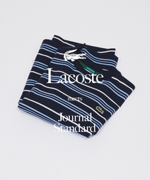 JOURNAL STANDARD（ジャーナルスタンダード）の「LACOSTE / ラコステ 別注 マルチ ストライプ クルーネック Tシャツ（Tシャツ/カットソー）」