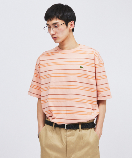 maro様　新品未使用　LACOSTE ラコステ枚セット　ストライプ半袖シャツ LACOSTE / ラコステ 別注 マルチ ストライプ クルーネック Tシャツ（T