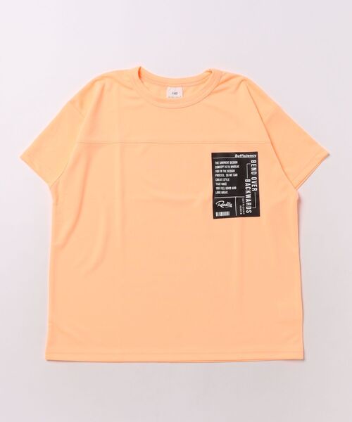 FARM（ファーム）の「ﾑﾈｷﾘｶｴﾒｯｼｭTｼｬﾂ（Tシャツ/カットソー・キッズ・グレー/オレンジ・130cm/140cm/150cm/160cm）」の2枚目の写真