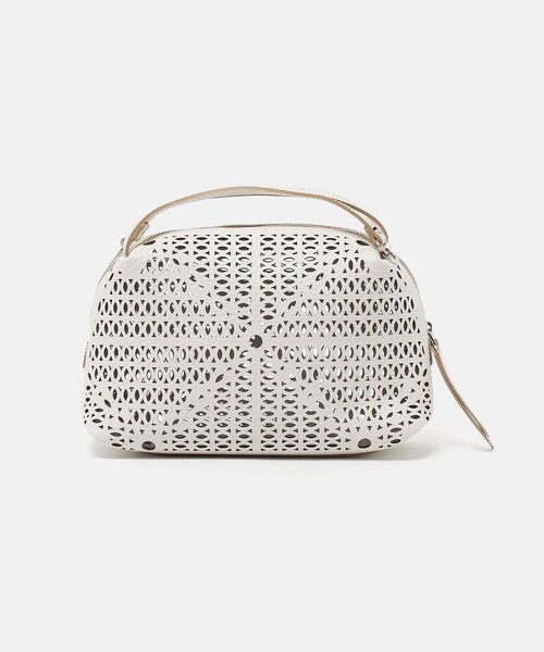 GIANNI CHIARINI(ジャンニ キアリーニ)の「<GIANNI CHIARINI>ALIFA CUT M バッグ(ショルダーバッグ・レディース・オフホワイト/ブラック・FREE)」の16枚目の写真