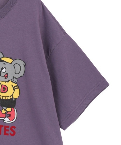 Candy Stripper(キャンディストリッパー)の「CANDY MATES BIG Tシャツ(Tシャツ/カットソー・レディース・ブラック/オフホワイト/パープル・FREE)」の6枚目の写真