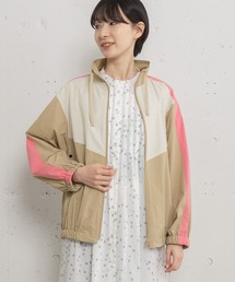 POU DOU DOU | スタンドネック配色切り替えブルゾン(ブルゾン)