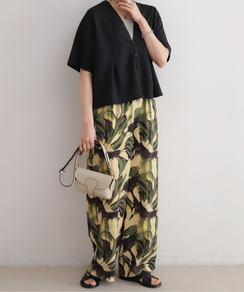NOMBRE IMPAIR(ノンブルアンペール)の「【予約】ランダムシアーJQ Vネックショートカーデ(Tシャツ/カットソー・レディース・グレー/ブラック・FREE)」の8枚目の写真