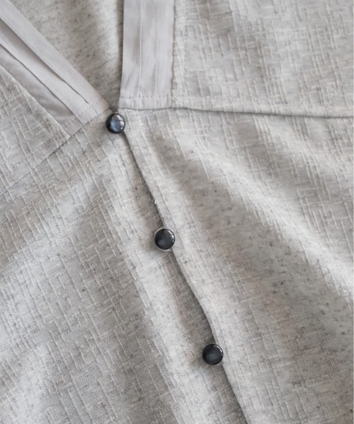 NOMBRE IMPAIR(ノンブルアンペール)の「【予約】ランダムシアーJQ Vネックショートカーデ(Tシャツ/カットソー・レディース・グレー/ブラック・FREE)」の18枚目の写真