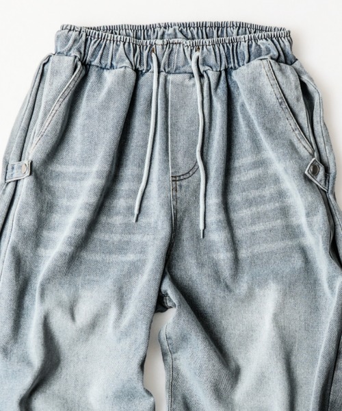 CALIFORNIA OUTFITTERS(カリフォルニア アウトフィッターズ)の「2D7 VINTAGE WASH EASY DENIM WIDE PANTS(デニムパンツ・メンズ・ライトブルー/チャコール・FREE)」の12枚目の写真