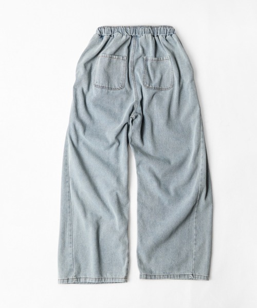 CALIFORNIA OUTFITTERS(カリフォルニア アウトフィッターズ)の「2D7 VINTAGE WASH EASY DENIM WIDE PANTS(デニムパンツ・メンズ・ライトブルー/チャコール・FREE)」の13枚目の写真