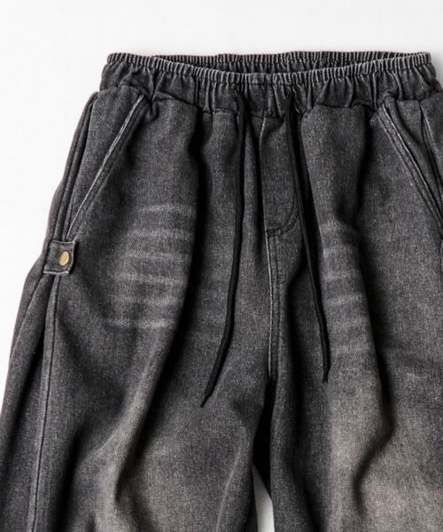 CALIFORNIA OUTFITTERS(カリフォルニア アウトフィッターズ)の「2D7 VINTAGE WASH EASY DENIM WIDE PANTS(デニムパンツ・メンズ・ライトブルー/チャコール・FREE)」の6枚目の写真