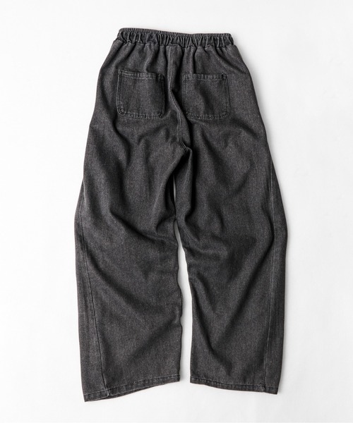 CALIFORNIA OUTFITTERS(カリフォルニア アウトフィッターズ)の「2D7 VINTAGE WASH EASY DENIM WIDE PANTS(デニムパンツ・メンズ・ライトブルー/チャコール・FREE)」の7枚目の写真