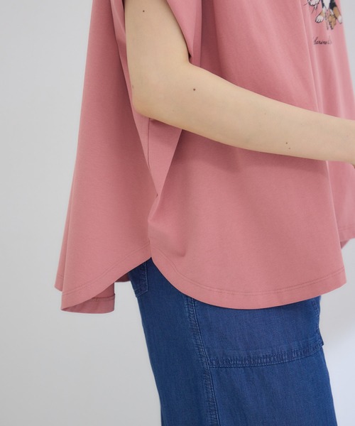 KATHARINE ROSS(キャサリンロス)の「【KATHARINE ROSS】【キャサリンちゃんロスくん】ーAt the Parkー プリントTシャツ(Tシャツ/カットソー・レディース・ピンク/ホワイト/ネイビー・FREE)」の11枚目の写真