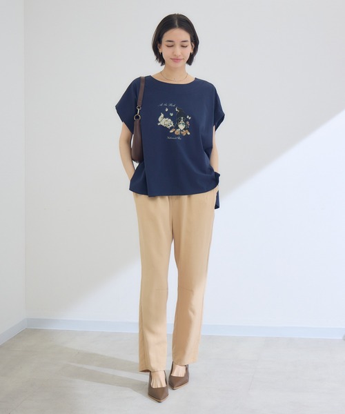 KATHARINE ROSS(キャサリンロス)の「【KATHARINE ROSS】【キャサリンちゃんロスくん】ーAt the Parkー プリントTシャツ(Tシャツ/カットソー・レディース・ピンク/ホワイト/ネイビー・FREE)」の7枚目の写真