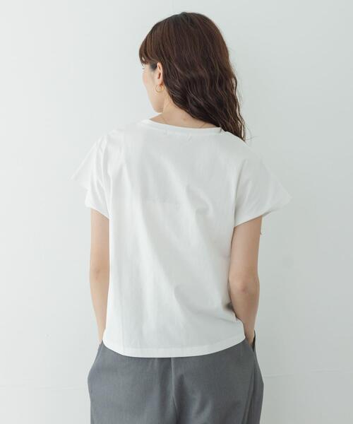 URBAN RESEARCH Sonny Label(アーバンリサーチサニーレーベル)の「フロントフリルプルオーバー(Tシャツ/カットソー・レディース・ブラック/オフホワイト/グリーン系その他・FREE)」の7枚目の写真