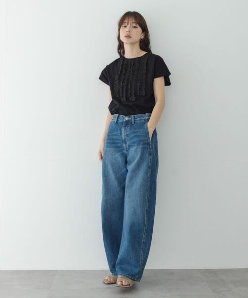 URBAN RESEARCH Sonny Label(アーバンリサーチサニーレーベル)の「フロントフリルプルオーバー(Tシャツ/カットソー・レディース・ブラック/オフホワイト/グリーン系その他・FREE)」の20枚目の写真