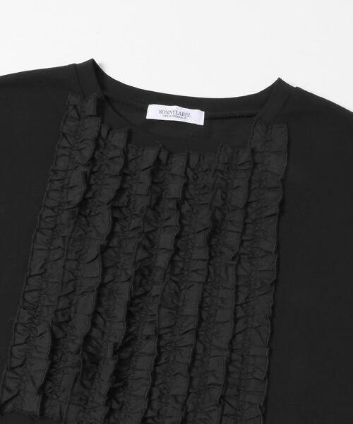 URBAN RESEARCH Sonny Label(アーバンリサーチサニーレーベル)の「フロントフリルプルオーバー(Tシャツ/カットソー・レディース・ブラック/オフホワイト/グリーン系その他・FREE)」の8枚目の写真