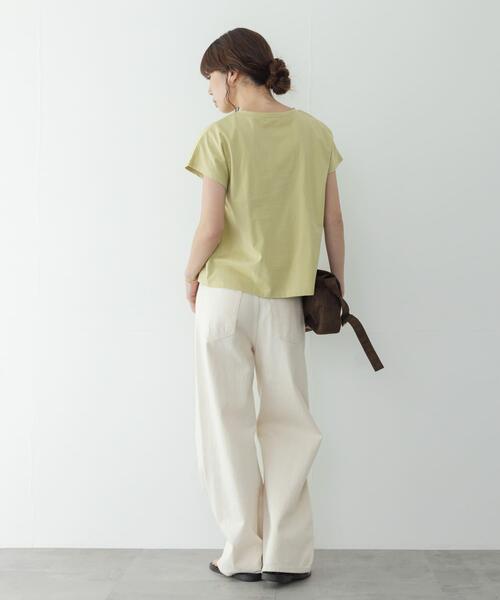 URBAN RESEARCH Sonny Label(アーバンリサーチサニーレーベル)の「フロントフリルプルオーバー(Tシャツ/カットソー・レディース・ブラック/オフホワイト/グリーン系その他・FREE)」の15枚目の写真