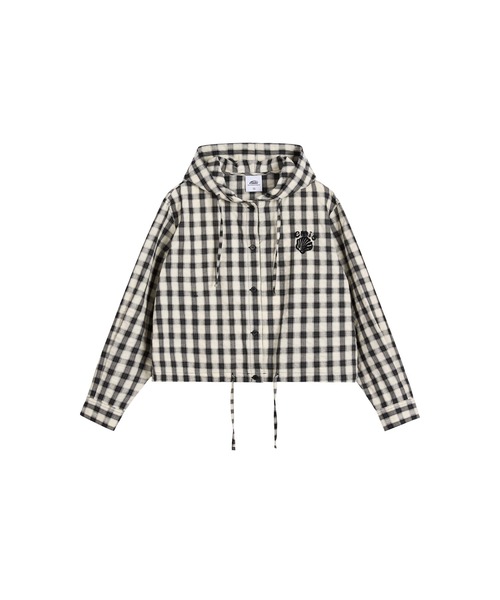 HOODED CHECK SHIRT（シャツ/ブラウス）｜EMIS（イミス）の 