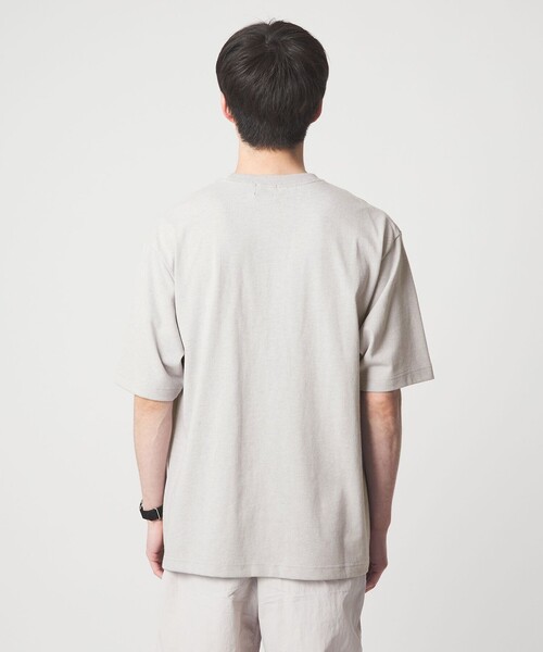 green label relaxing(グリーンレーベルリラクシング)の「【WEB限定】ファンクショナル ヘビーウェイト クルーネック 半袖 Tシャツ カットソー -抗菌-(Tシャツ/カットソー・メンズ・ホワイト/ライトグレー/ダークブラウン/ブラック・XL/S/L/M)」の13枚目の写真