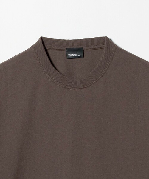 green label relaxing(グリーンレーベルリラクシング)の「【WEB限定】ファンクショナル ヘビーウェイト クルーネック 半袖 Tシャツ カットソー -抗菌-(Tシャツ/カットソー・メンズ・ホワイト/ライトグレー/ダークブラウン/ブラック・XL/S/L/M)」の16枚目の写真