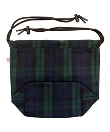 BEAMS DESIGN（ビームス デザイン）の「巾着バッグ ブラックウオッチ（ハンドバッグ）」