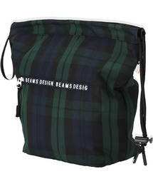 BEAMS DESIGN（ビームス デザイン）の「巾着バッグ ブラックウオッチ（ハンドバッグ）」