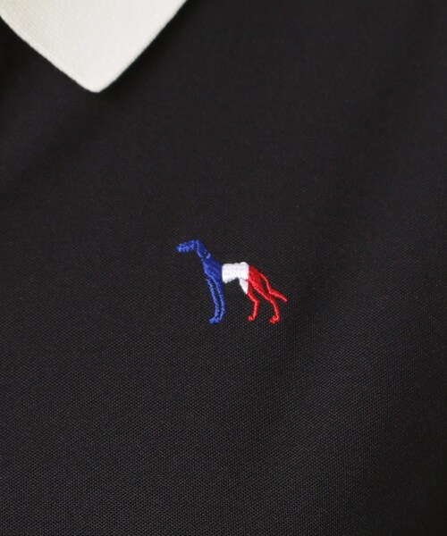 adabat(アダバット)の「【ADABAT NAVY】ニット切替ポロシャツ(ポロシャツ・レディース・ライトベージュ/ブラック・42/40/38)」の8枚目の写真