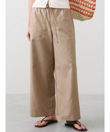 BANANA REPUBLIC FACTORY STORE ワイドレッグ ミッドライズ ツイル プルオン ユーティリティパンツ
