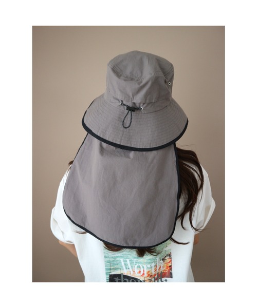 TRUNC(トランクエイティーエイト)の「Wide Brim Packable Bucket(ハット・レディース・アイボリー/ブラック/グレー・FREE)」の11枚目の写真
