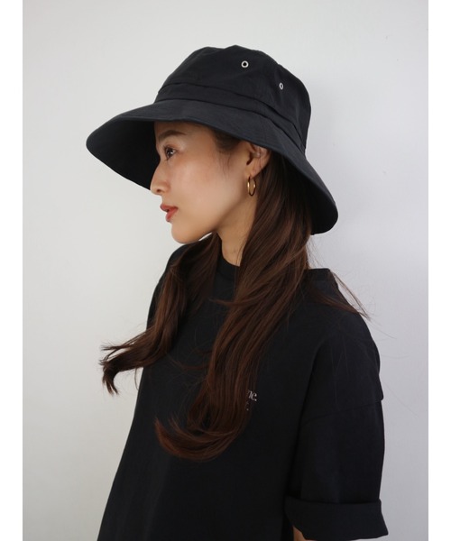 TRUNC(トランクエイティーエイト)の「Wide Brim Packable Bucket(ハット・レディース・アイボリー/ブラック/グレー・FREE)」の17枚目の写真