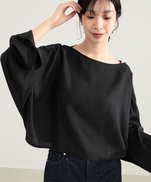 Demi-Luxe BEAMS(デミルクス ビームス)の「【8/6値下げ】ポプリン ドルマン ブラウス(シャツ/ブラウス・レディース・ホワイト/ブラック系その他4/ベージュ・ONE SIZE)」の5枚目の写真