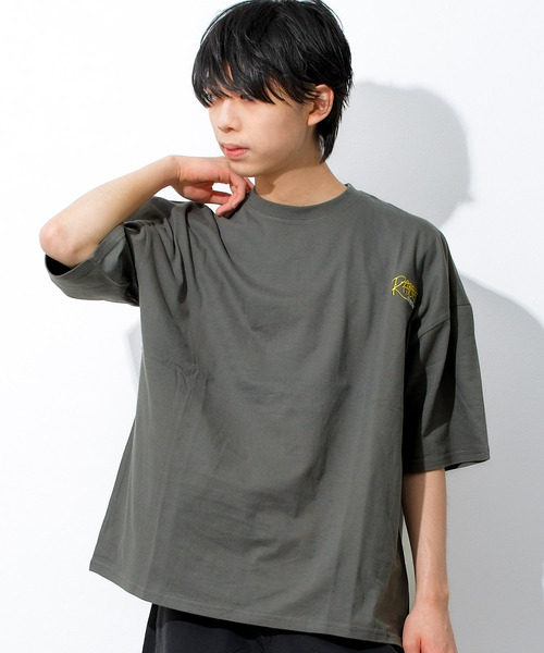 RAT EFFECT(ラットエフェクト)の「STREETスーパービッグTシャツ(Tシャツ/カットソー・キッズ・ホワイト系その他/カーキ/ブラック系その他2/オフホワイト/チャコールグレー/ブラック系その他・130/140/150/160/170)」の22枚目の写真
