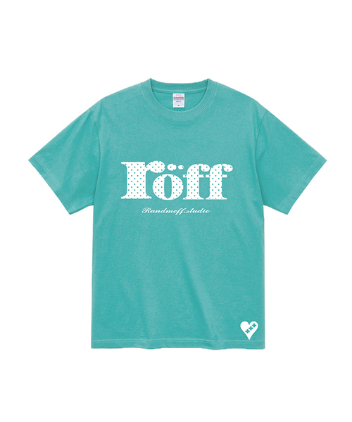 RANDOMOFF(ランダムオフ)の「ROEFF TYPE PLAY DOT T-SHIRT MINT(White)(Tシャツ/カットソー・レディース・ミント・SMALL/MEDIUM/LARGE/X-LARGE)」の1枚目の写真