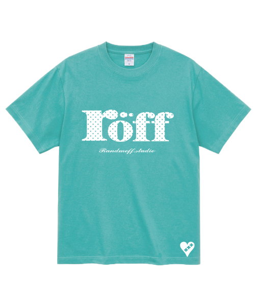RANDOMOFF(ランダムオフ)の「ROEFF TYPE PLAY DOT T-SHIRT MINT(White)(Tシャツ/カットソー・レディース・ミント・SMALL/MEDIUM/LARGE/X-LARGE)」の2枚目の写真