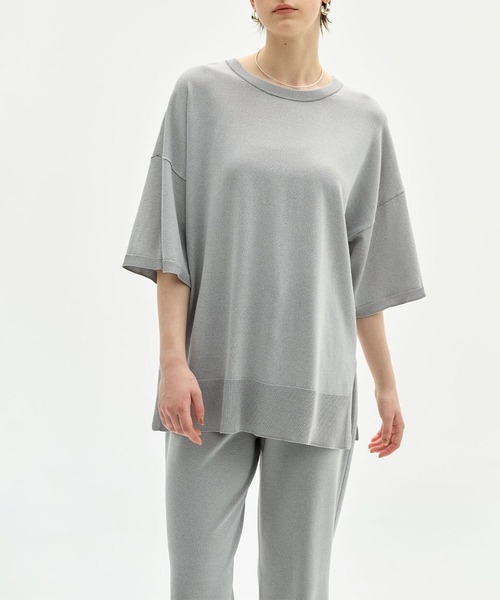 N.O.R.C（ノーク）の「【ウォッシャブル】クールリラクシーニットTEE（ニット/セーター・レディース・ブラウン/ブラック/ライトグレー/ブルー・フリー）」の10枚目の写真