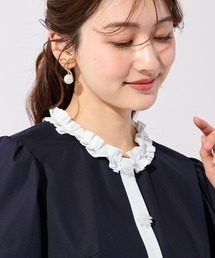 Rose Tiara（ローズティアラ）の「異素材切替ペプラムブラウス（シャツ/ブラウス）」