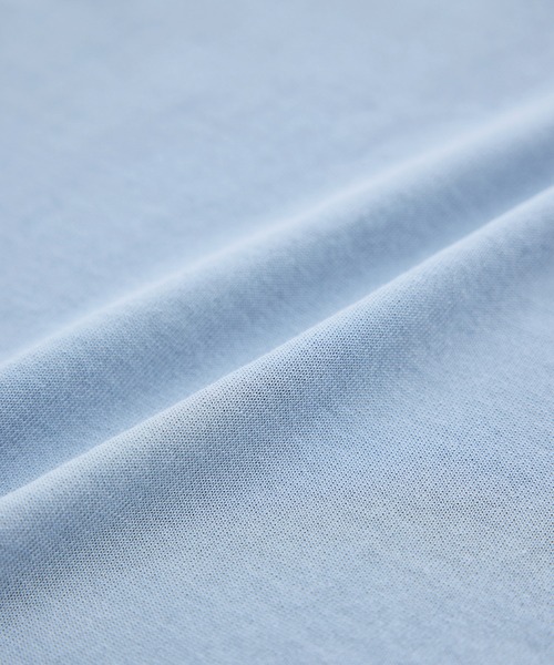 SALON adam et rope'（サロン アダム エ ロペ）の「クールニットプルオーバー / セットアップ対応（Tシャツ/カットソー・レディース・キナリ/サックスブルー/ブラック・FREE）」の7枚目の写真