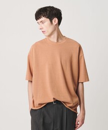 ネップ コットン カットオフ クロップド Tシャツ