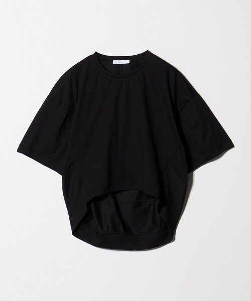ASTRAET(アストラット)の「<ASTRAET>エッグシルエット クルーネックTシャツ(Tシャツ/カットソー・レディース・ブラック/ダークブラウン/ホワイト・FREE)」の1枚目の写真