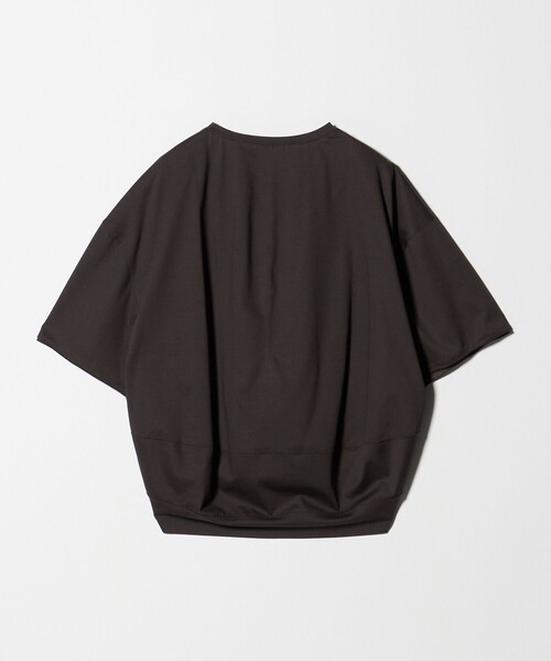 ASTRAET(アストラット)の「<ASTRAET>エッグシルエット クルーネックTシャツ(Tシャツ/カットソー・レディース・ブラック/ダークブラウン/ホワイト・FREE)」の4枚目の写真