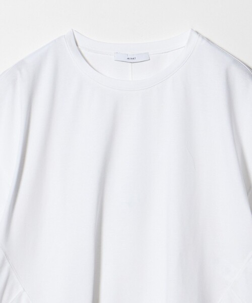 ASTRAET(アストラット)の「<ASTRAET>エッグシルエット クルーネックTシャツ(Tシャツ/カットソー・レディース・ブラック/ダークブラウン/ホワイト・FREE)」の9枚目の写真