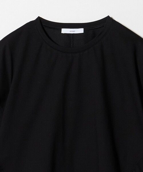 ASTRAET(アストラット)の「<ASTRAET>エッグシルエット クルーネックTシャツ(Tシャツ/カットソー・レディース・ブラック/ダークブラウン/ホワイト・FREE)」の11枚目の写真