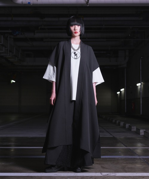 狐独（コドク）の「レースキリカエハカマパンツ/SETUP対応（スラックス・メンズ・ブラック/ライトグレー・MEDIUM/SMALL/LARGE）」の16枚目の写真